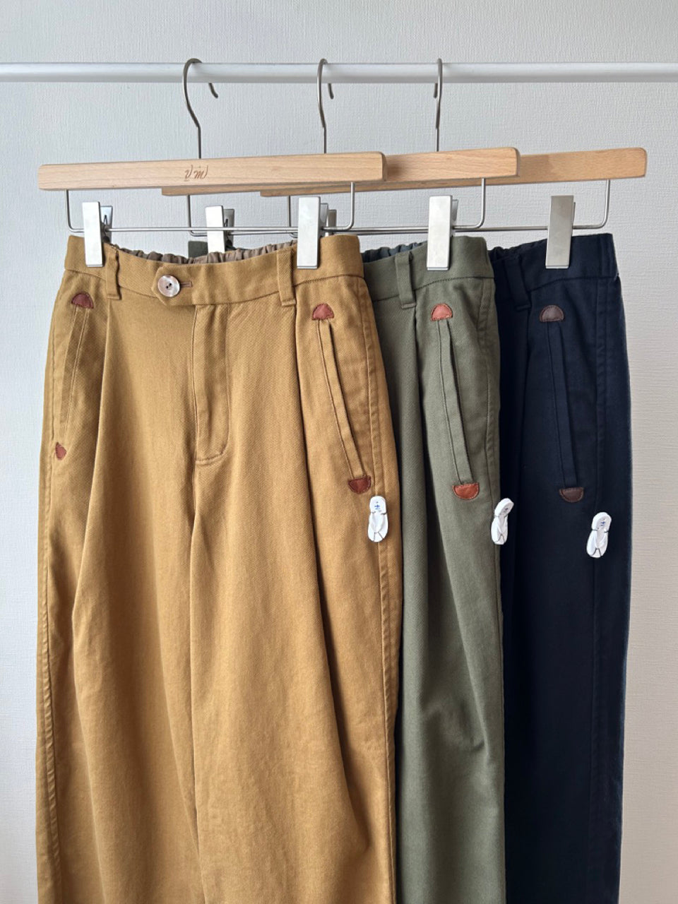 起毛ドリルワイドストレートパンツ(VFPT-5630C)