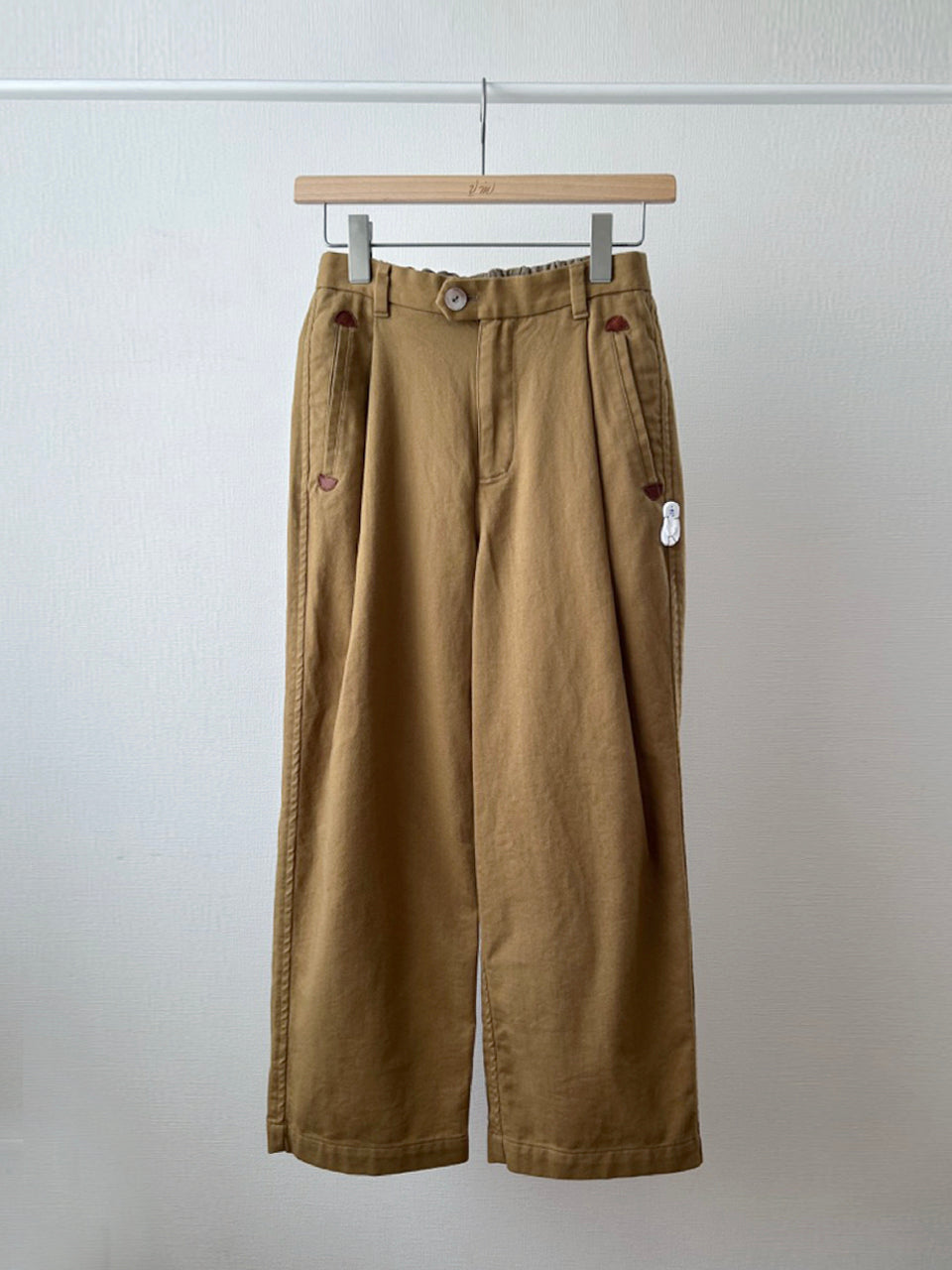 起毛ドリルワイドストレートパンツ(VFPT-5630C)