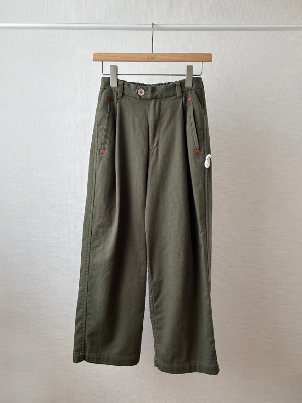 起毛ドリルワイドストレートパンツ(VFPT-5630C)