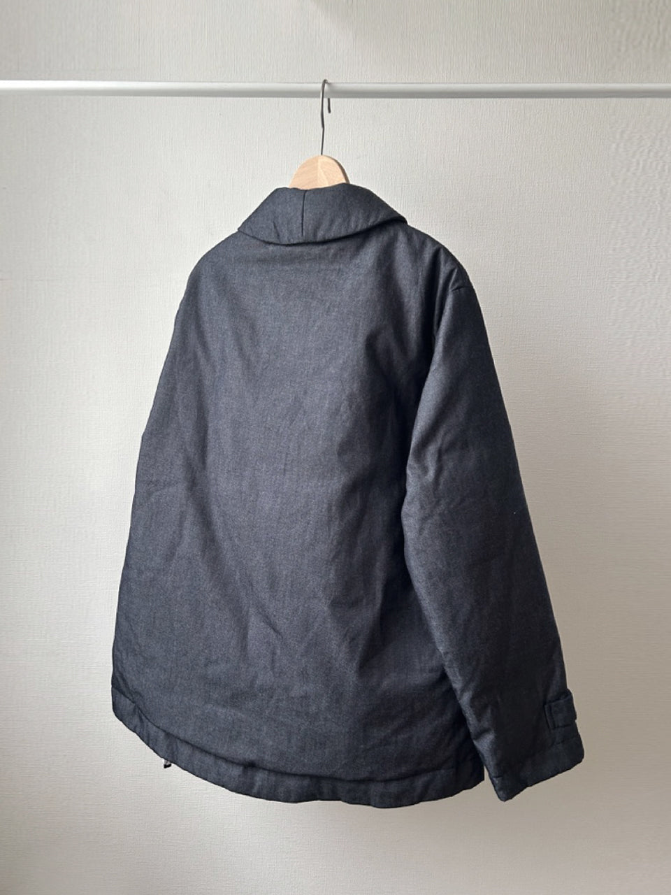 デニムショールカラーダウンジャケット (VFJK-5643D)