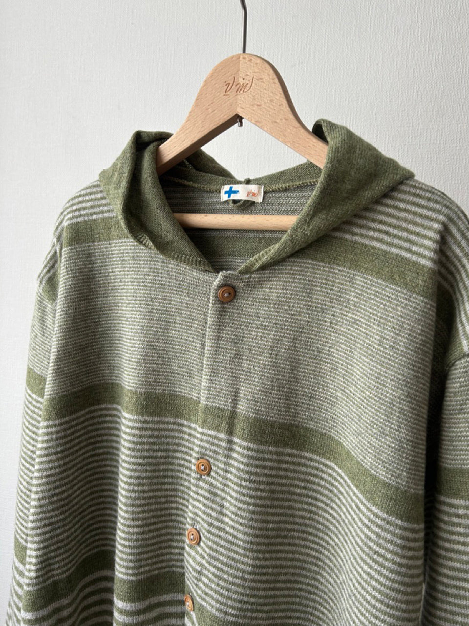 フード 9 分袖カーディガン (VKCD-5831C)