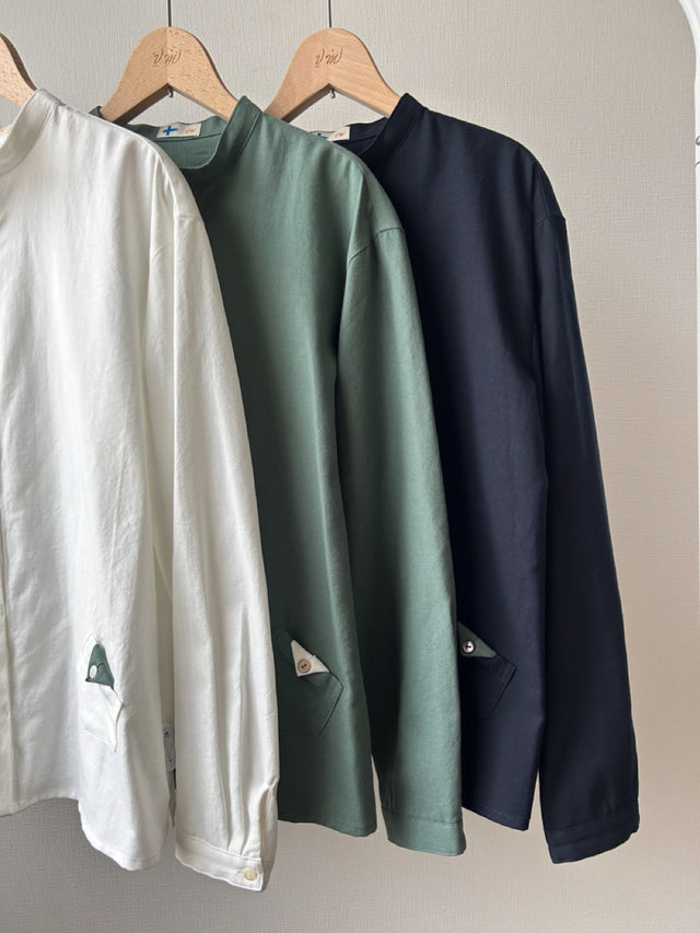 三角ポケットシャツ (VFSH-5676D)