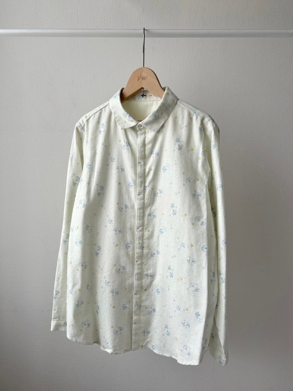 白樺シード柄レギュラーシャツ (VFSH-5701D)