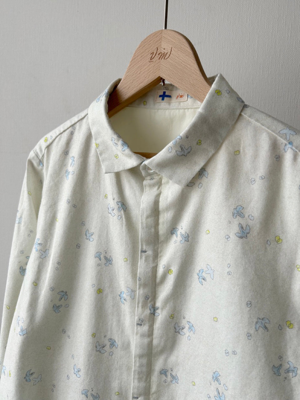 白樺シード柄レギュラーシャツ (VFSH-5701D)