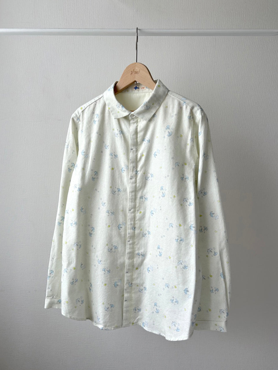 白樺シード柄レギュラーシャツ (VFSH-5701D)