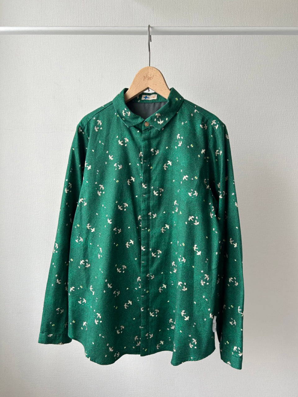 白樺シード柄レギュラーシャツ (VFSH-5701D)