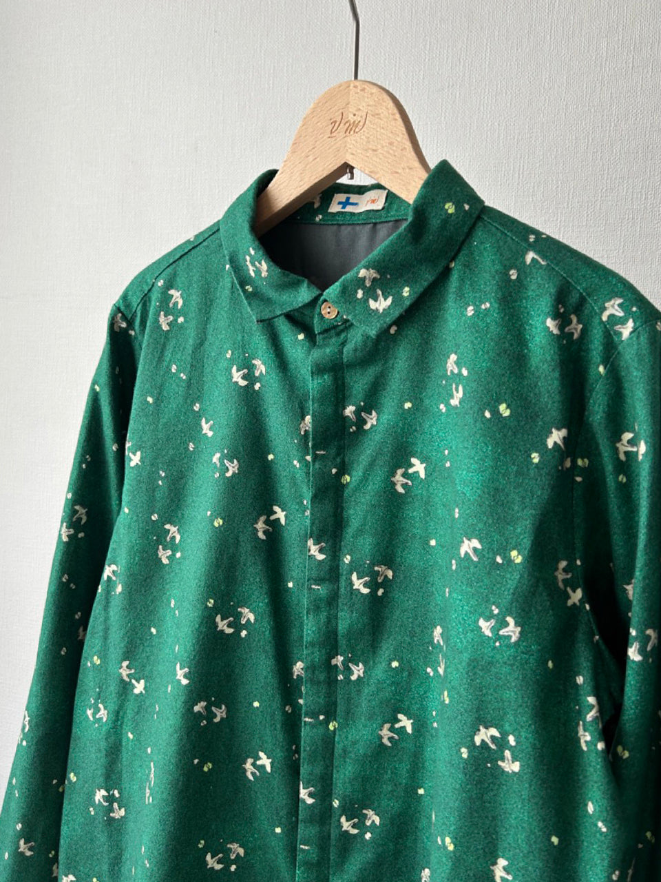 白樺シード柄レギュラーシャツ (VFSH-5701D)