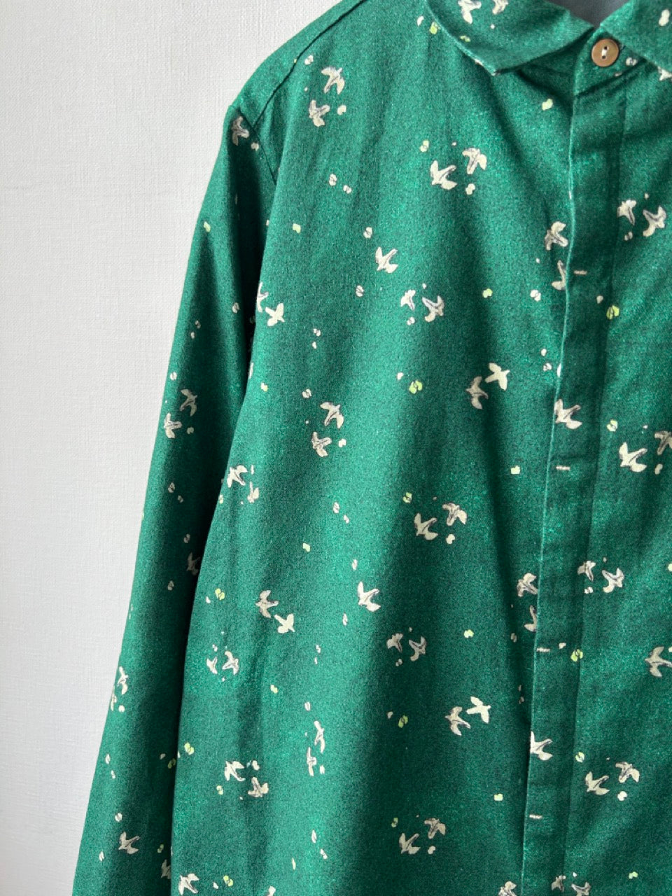 白樺シード柄レギュラーシャツ (VFSH-5701D)