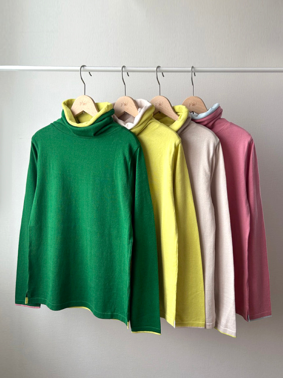 2重衿タートルプルオーバー(衿の高さ:18cm) (VKPO-5863D)