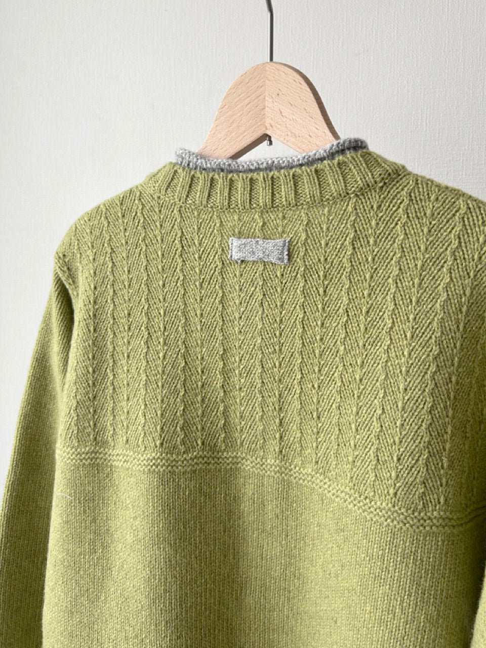 二枚衿ニットカーディガン (VKCD-5851D)