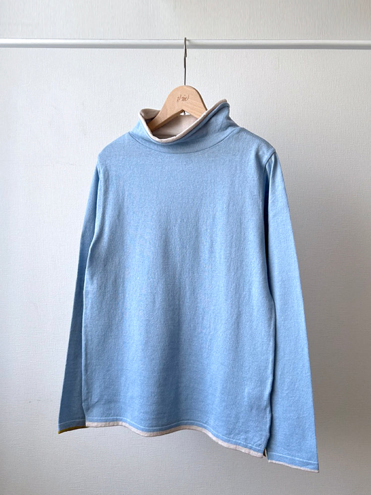 綿麻二重衿タートル(衿の高さ:9cm) (VKPO-5861D)
