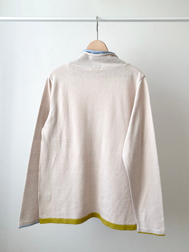 綿麻二重衿タートル(衿の高さ:9cm) (VKPO-5861D)