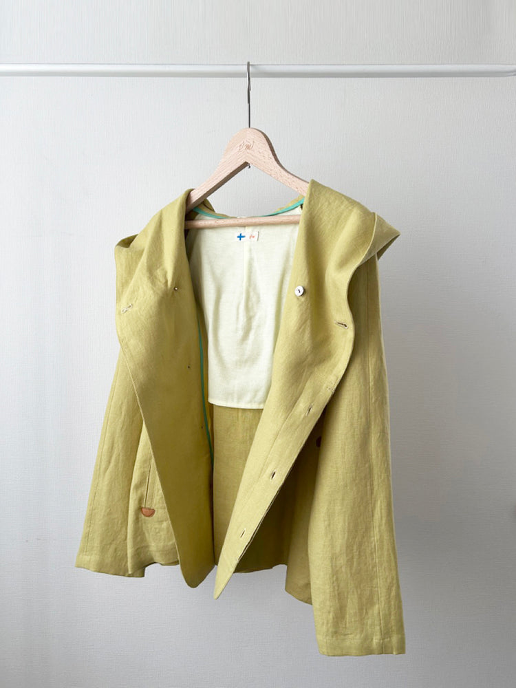 リネンフードジャケット (VFJK-6564A)