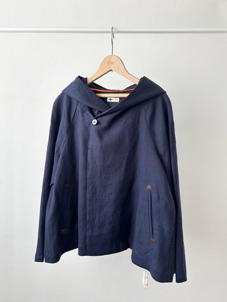 リネンフードジャケット (VFJK-6564A)