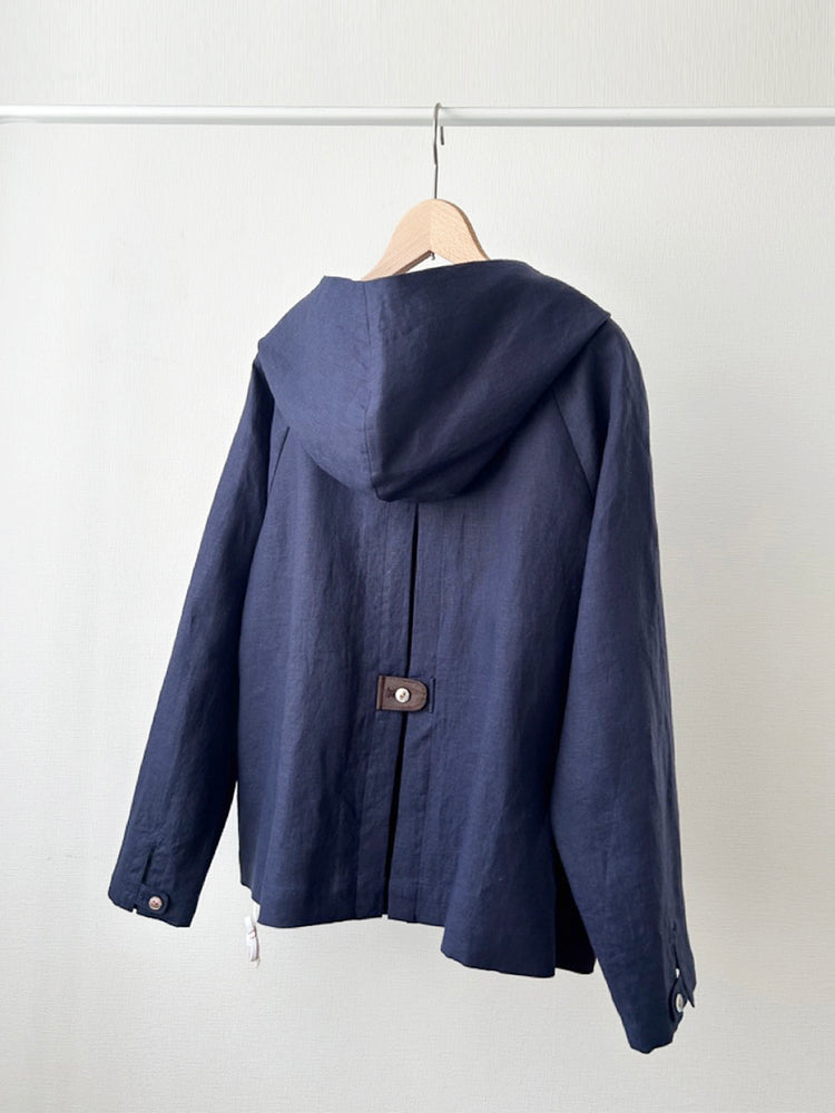 リネンフードジャケット (VFJK-6564A)