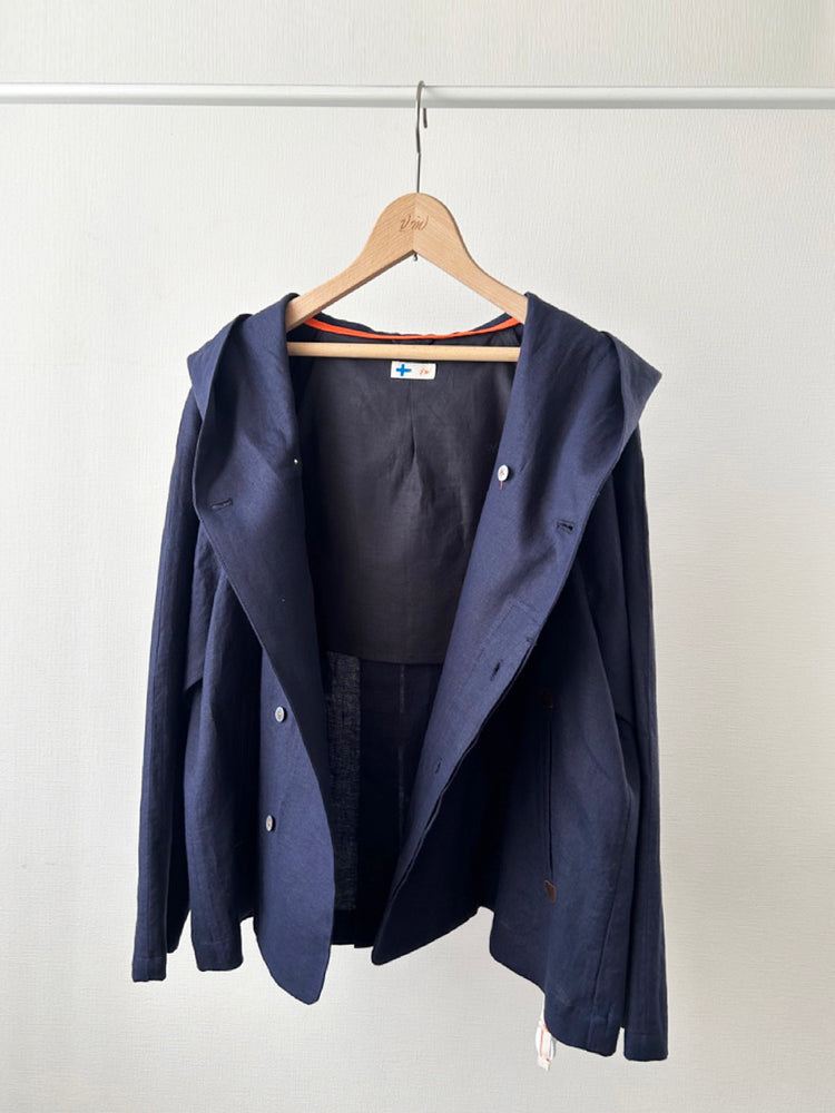 リネンフードジャケット (VFJK-6564A)