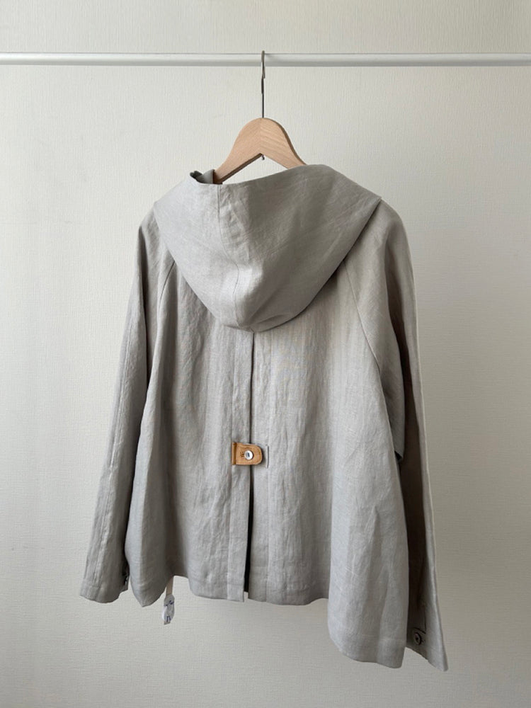 リネンフードジャケット (VFJK-6564A)