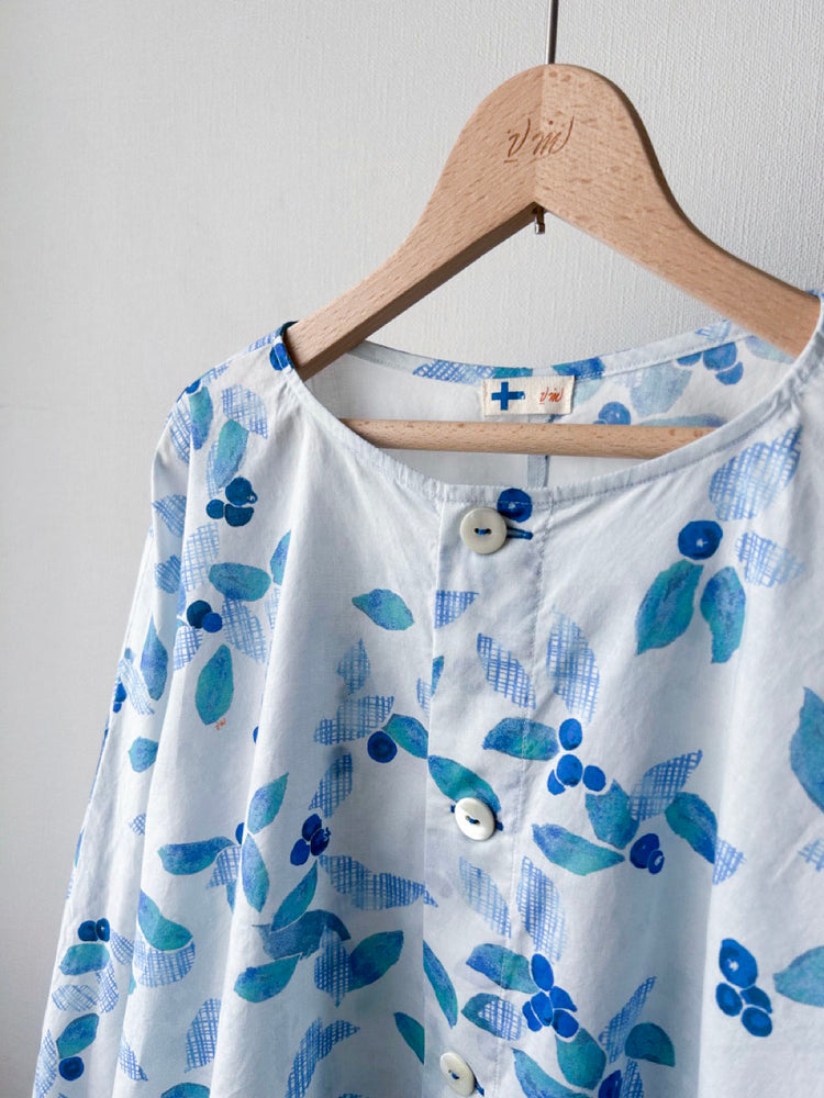 ボタニカルチェックPtシャツカーディガン (VFSH-6568B)