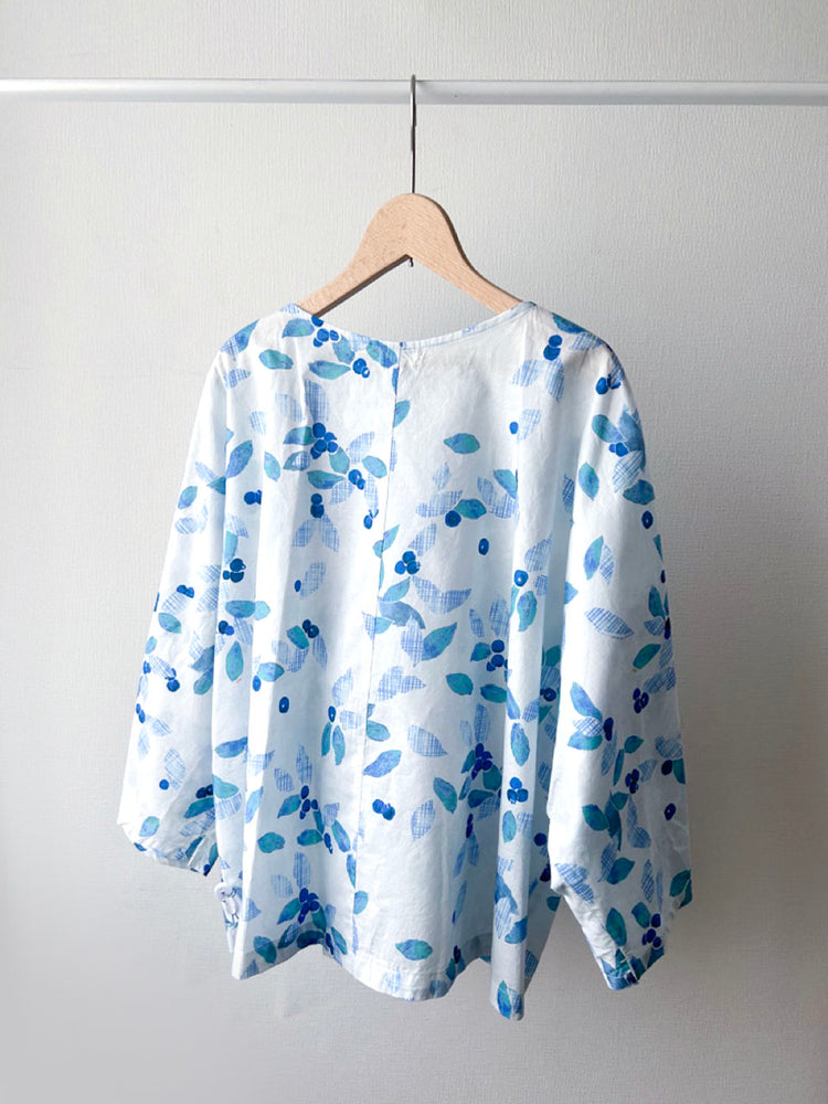 ボタニカルチェックPtシャツカーディガン (VFSH-6568B)