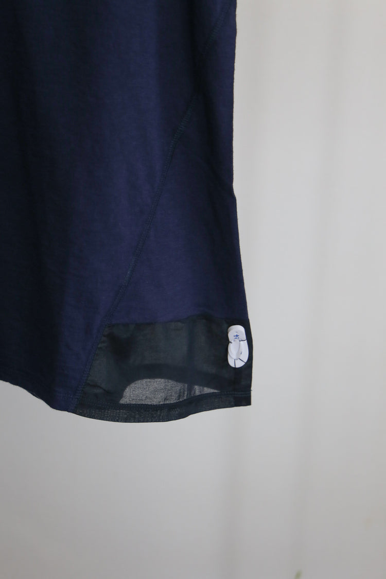 異素材コンビフレンチTシャツ (VCT-6016B)