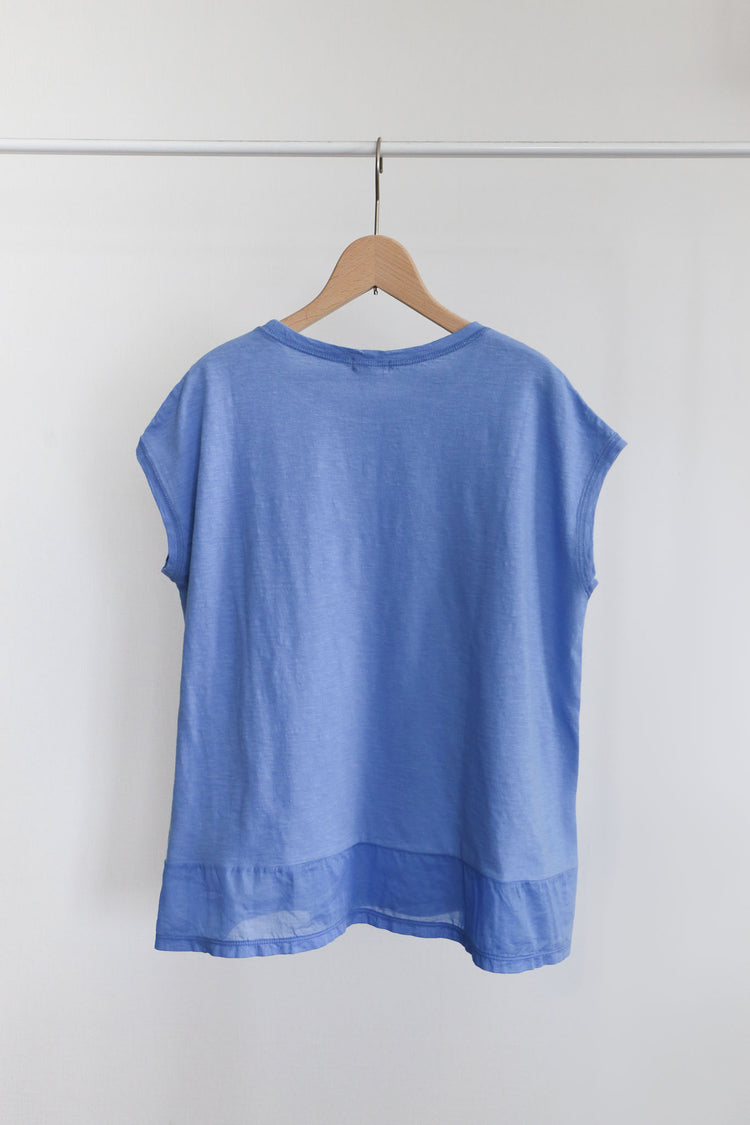 異素材コンビフレンチTシャツ (VCT-6016B)