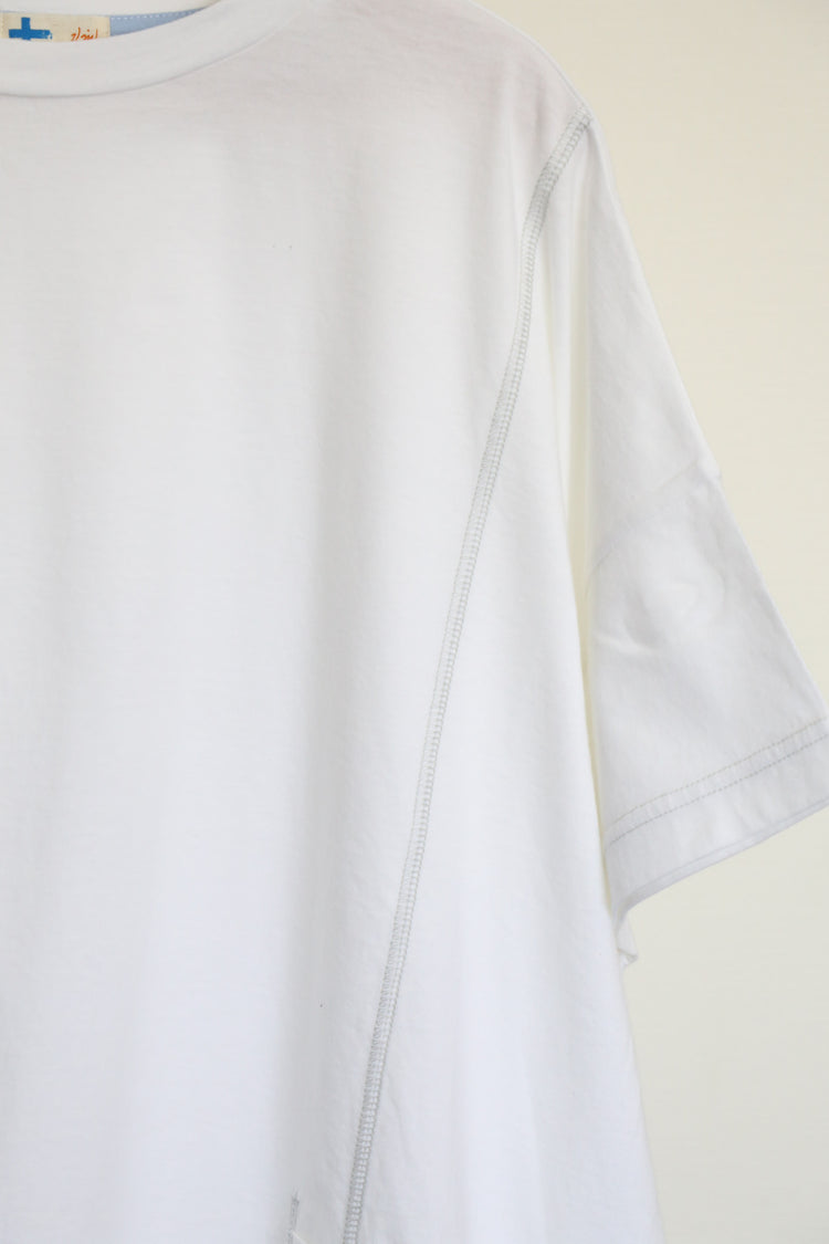 配色ステッチルーズTee (VCT-6022B)