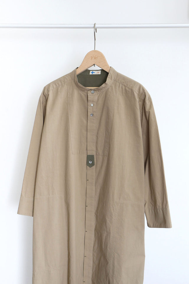 スタンドカラーシャツワンピース (VFOP-6575B)
