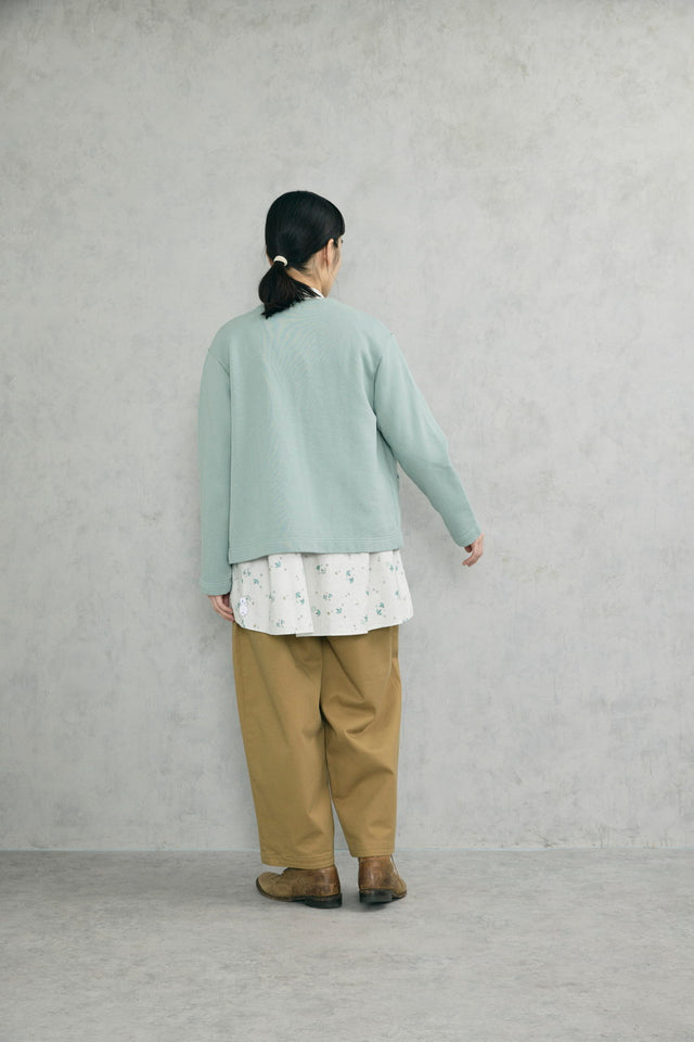 裏毛ループ釦ホールカーディガン (VCCD-5040D)