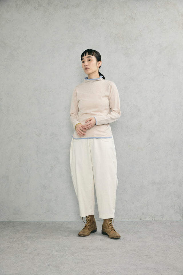 綿麻二重衿タートル(衿の高さ:9cm) (VKPO-5861D)