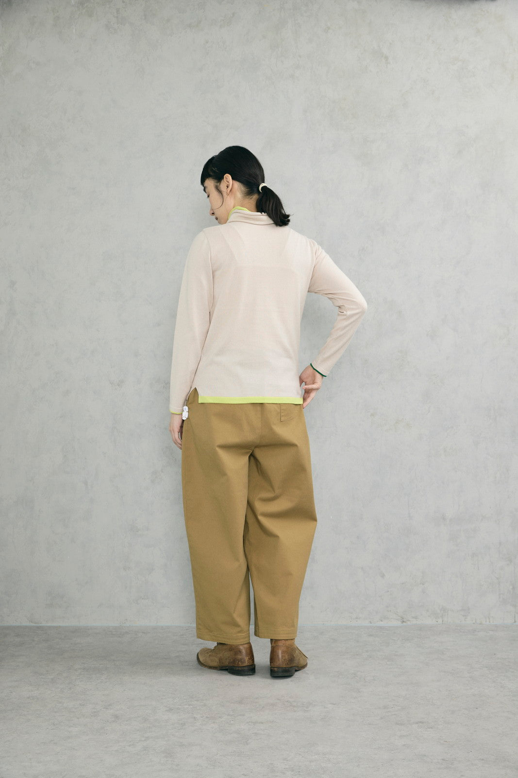 2重衿タートルプルオーバー(衿の高さ:18cm) (VKPO-5863D)