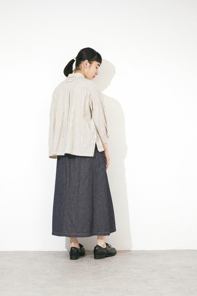 セルビッチ胸PK七分袖シャツ (VFSH-6549B)