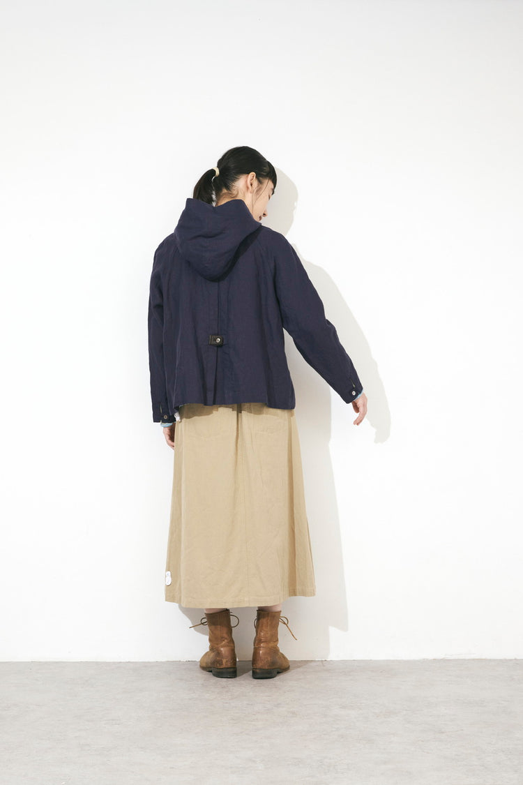 リネンフードジャケット (VFJK-6564A)