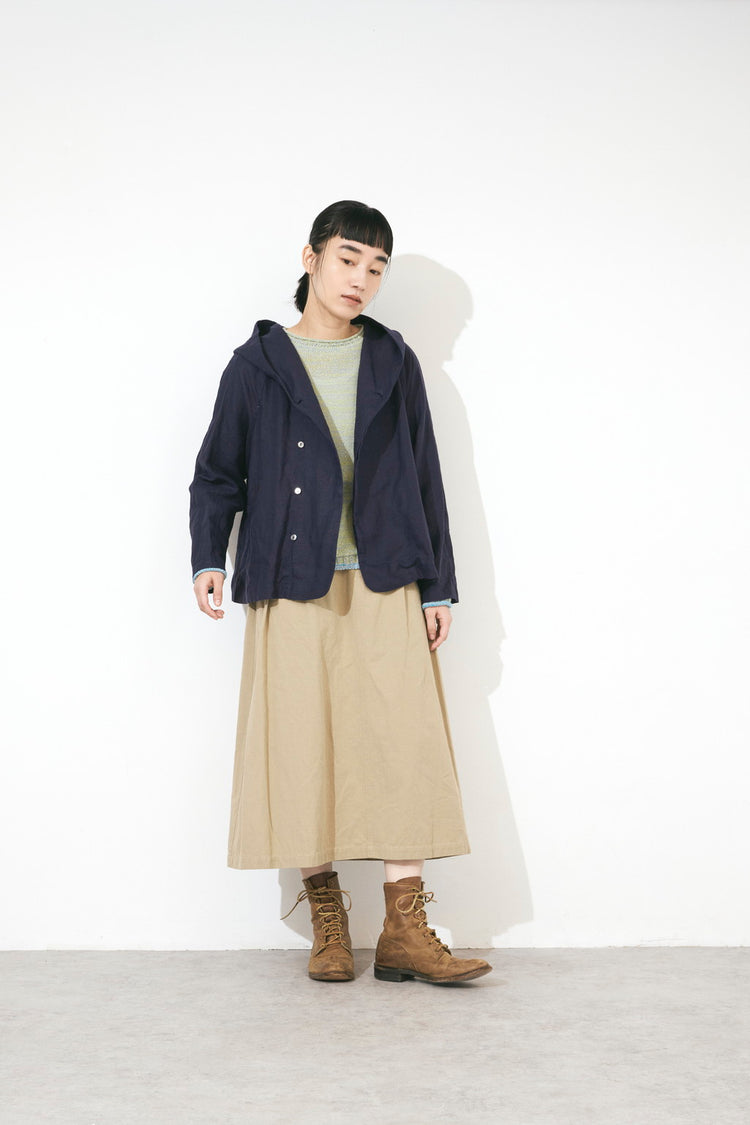 リネンフードジャケット (VFJK-6564A)