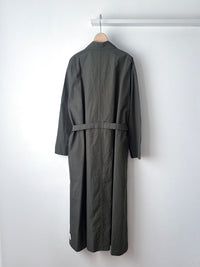 配色シャツワンピース (VFOP-6559A)