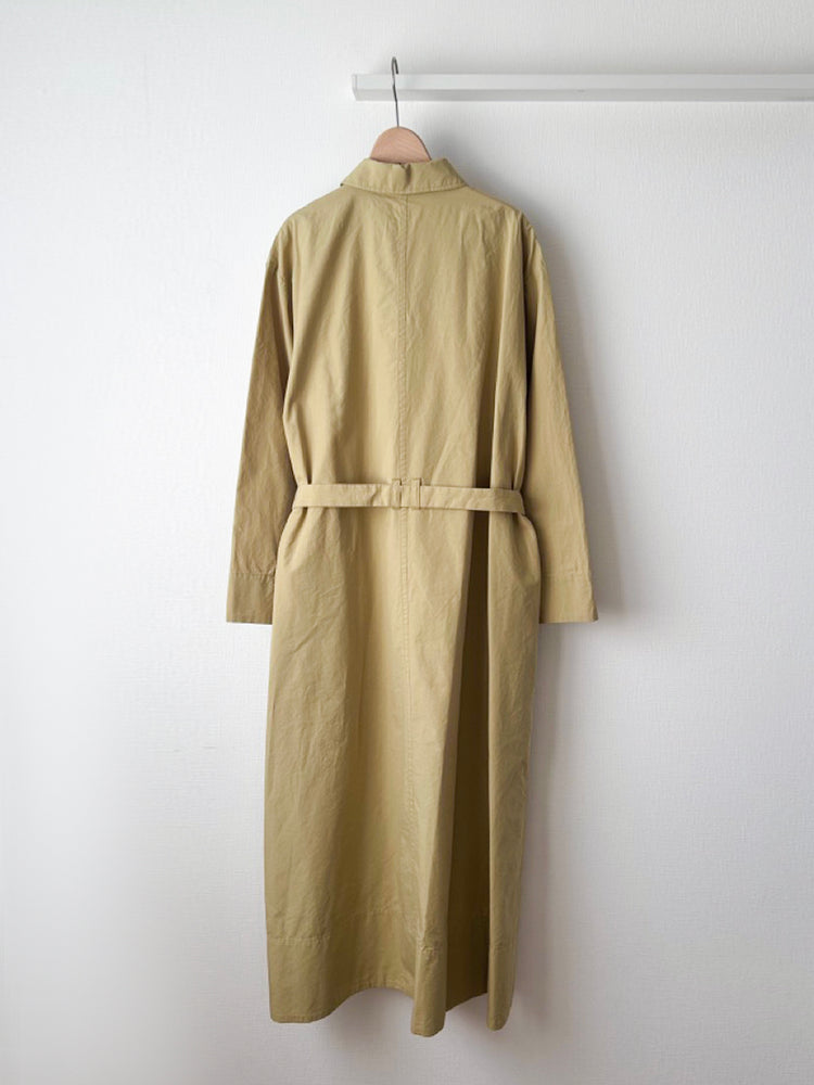 配色シャツワンピース (VFOP-6559A)