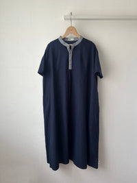 スキッパーカラーワンピース(VFOP-5591B）