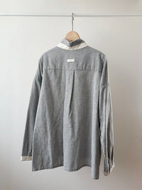 綿フランネルスキッパーシャツ(VFSH-5639C）