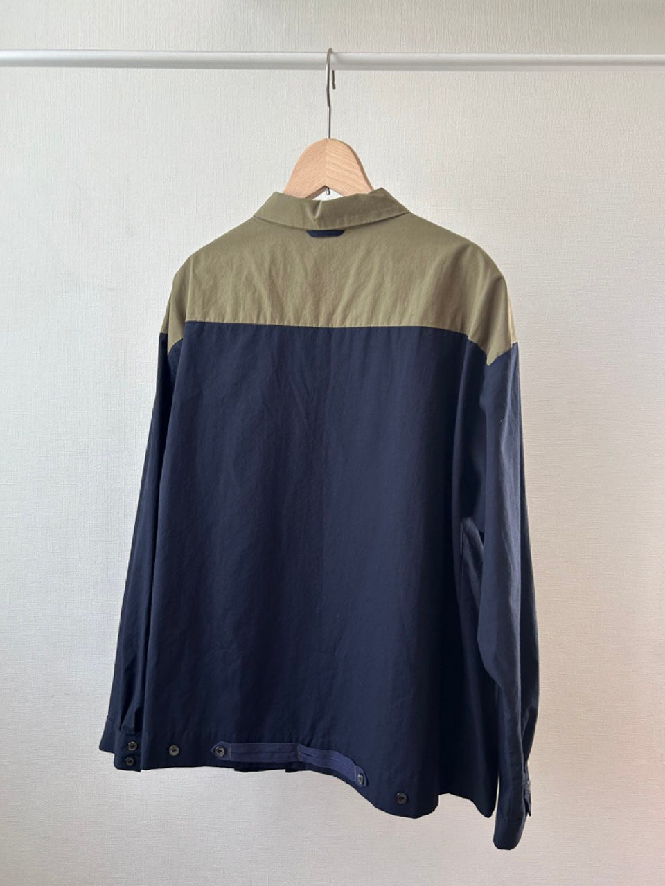 バイカラー切り替えシャツジャケット(VFSH-5657C）