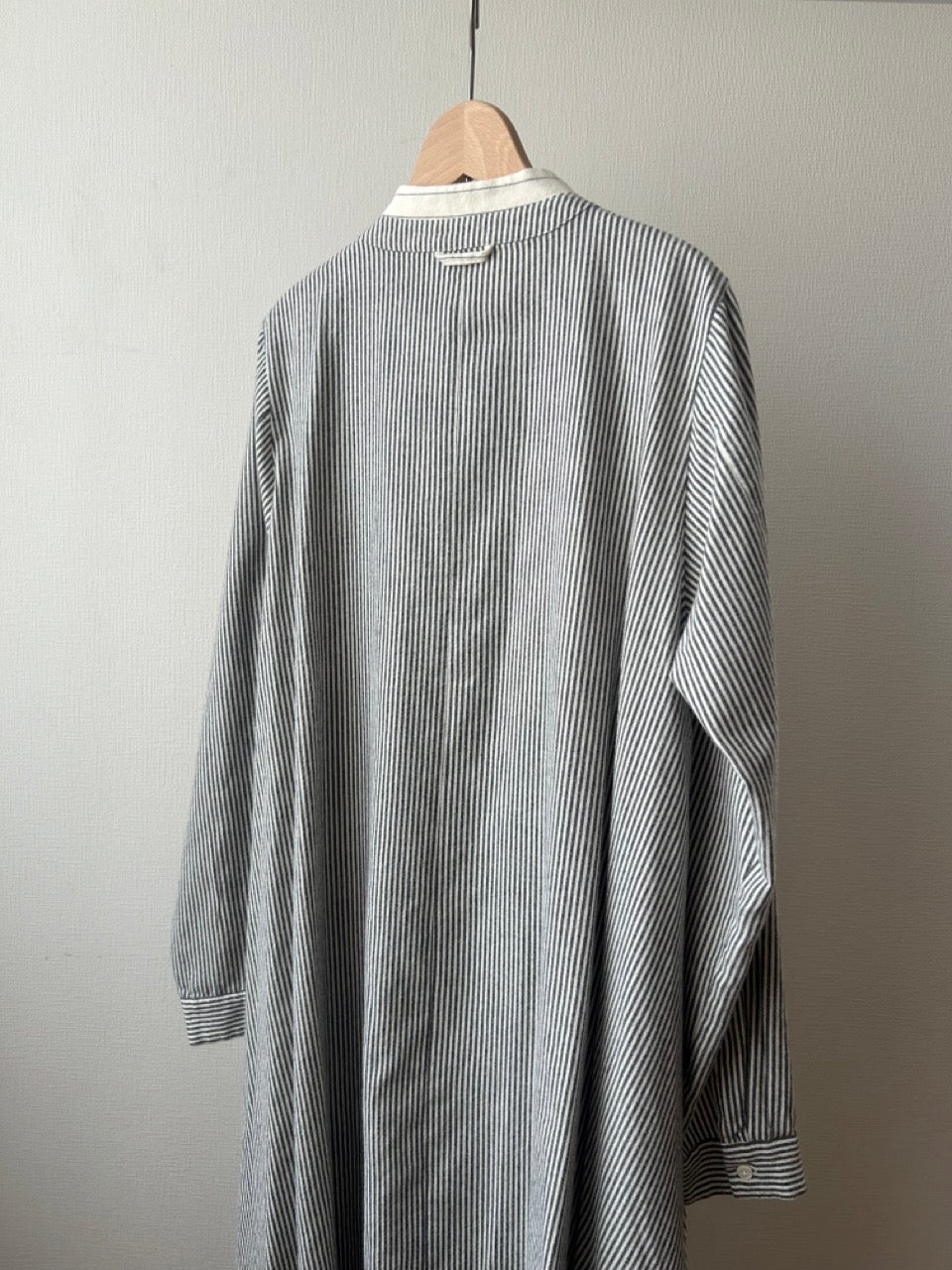 綿フランネルスタンドカラーワンピース(VFOP-5640C） – vm/ヴーム