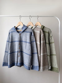 フード 9 分袖カーディガン (VKCD-5831C)