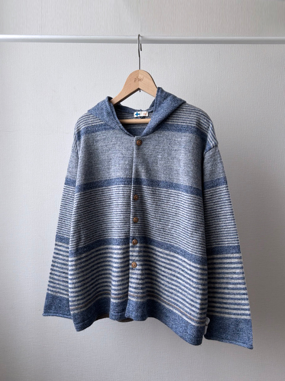 フード 9 分袖カーディガン (VKCD-5831C)