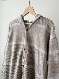 フード 9 分袖カーディガン (VKCD-5831C)