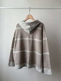 フード 9 分袖カーディガン (VKCD-5831C)