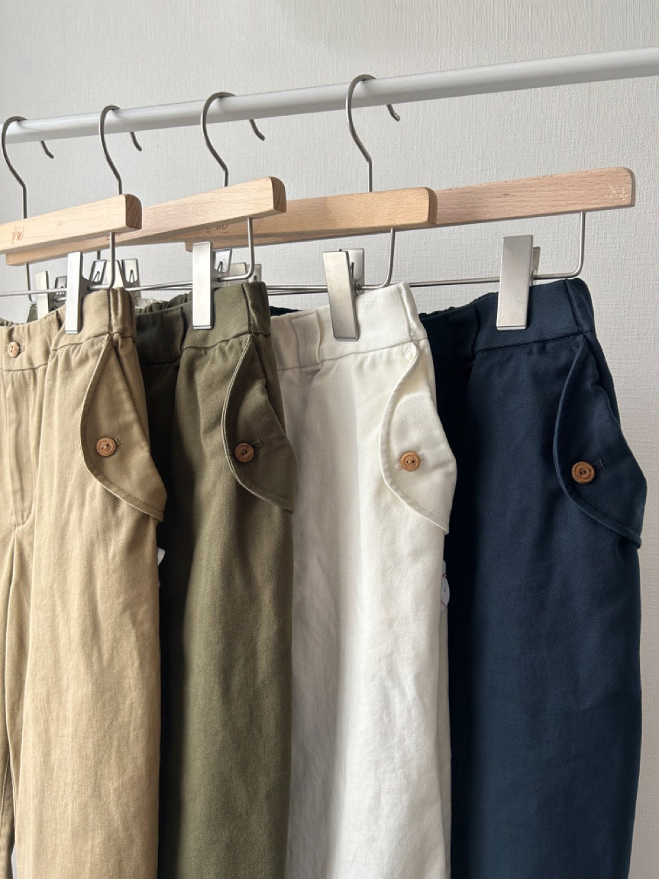 フラップポケットスリムパンツ (VFPT-5695D)