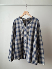 オンブレチェックシャツカーディガン (VFSH-5706D)