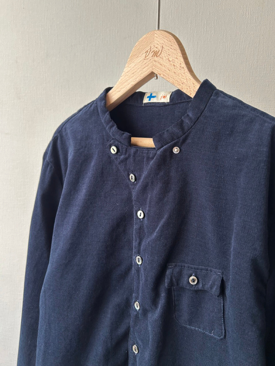 極細畝コーデュロイファーマーズシャツ (VFSH-5689D)