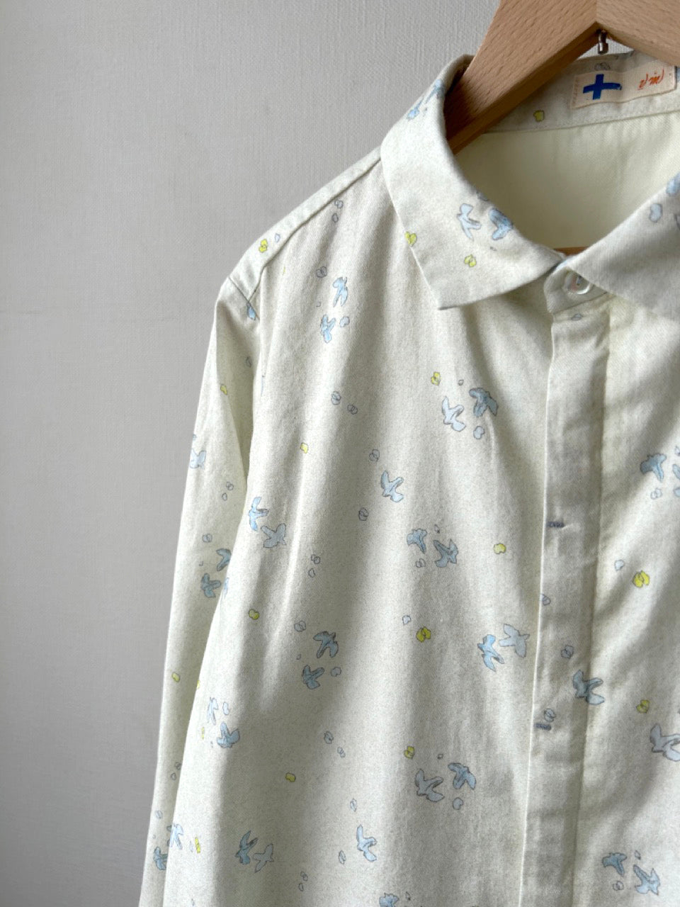 白樺シード柄レギュラーシャツ (VFSH-5701Ｄ)