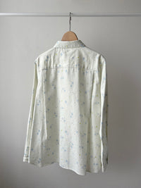 白樺シード柄レギュラーシャツ (VFSH-5701Ｄ)