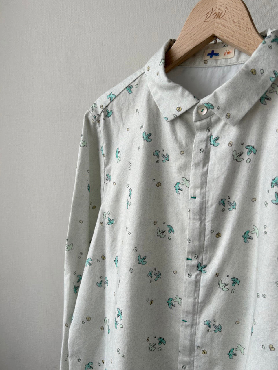 白樺シード柄レギュラーシャツ (VFSH-5701Ｄ)