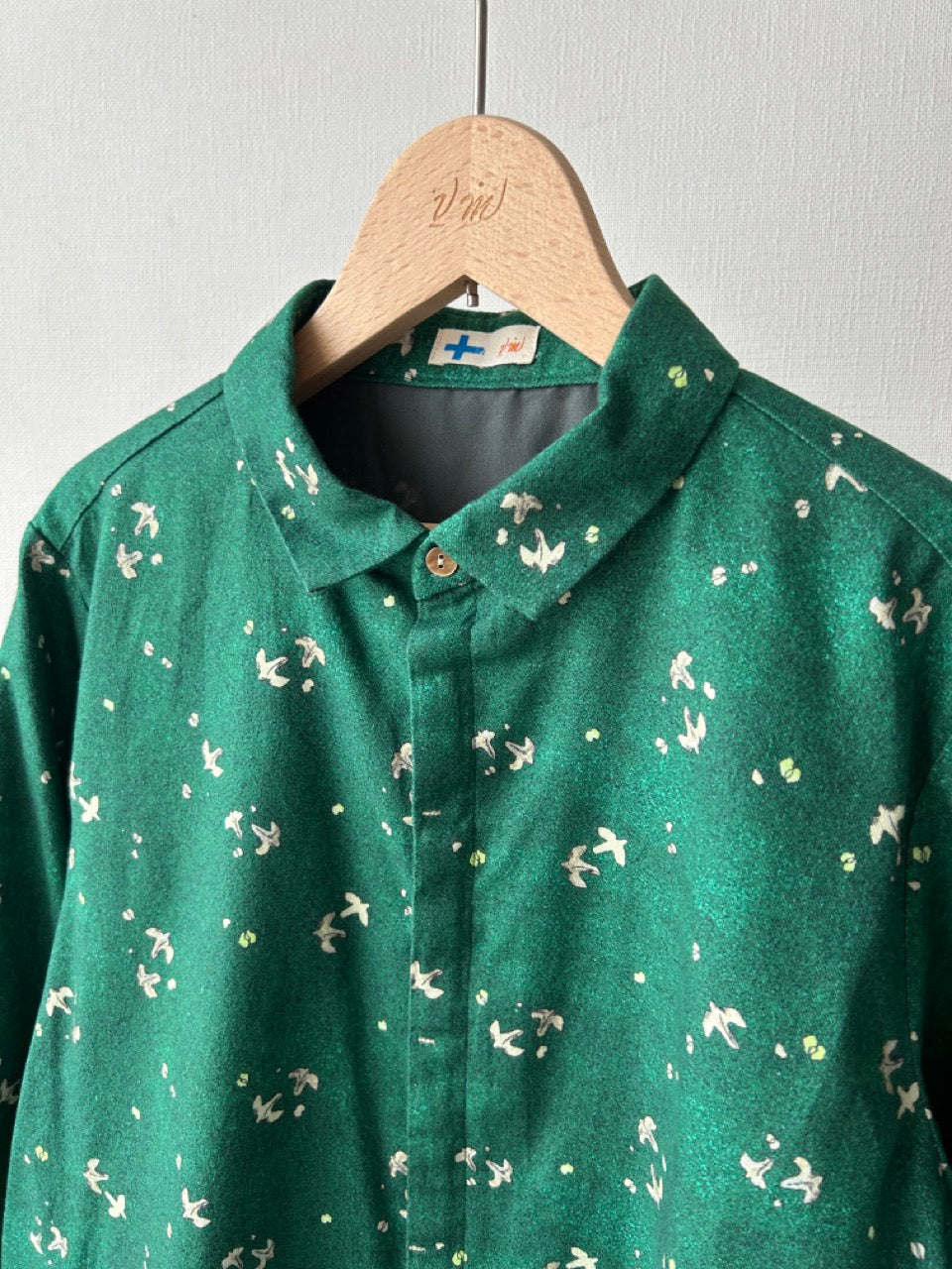 白樺シード柄レギュラーシャツ (VFSH-5701Ｄ)